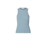 Anna O-Neck Tank Top - Dusty Blue