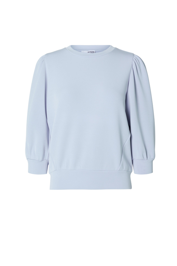 Tenny 3/4 Sweat Top - Cashmere Blue