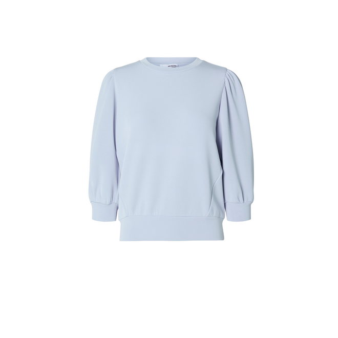 Tenny 3/4 Sweat Top - Cashmere Blue