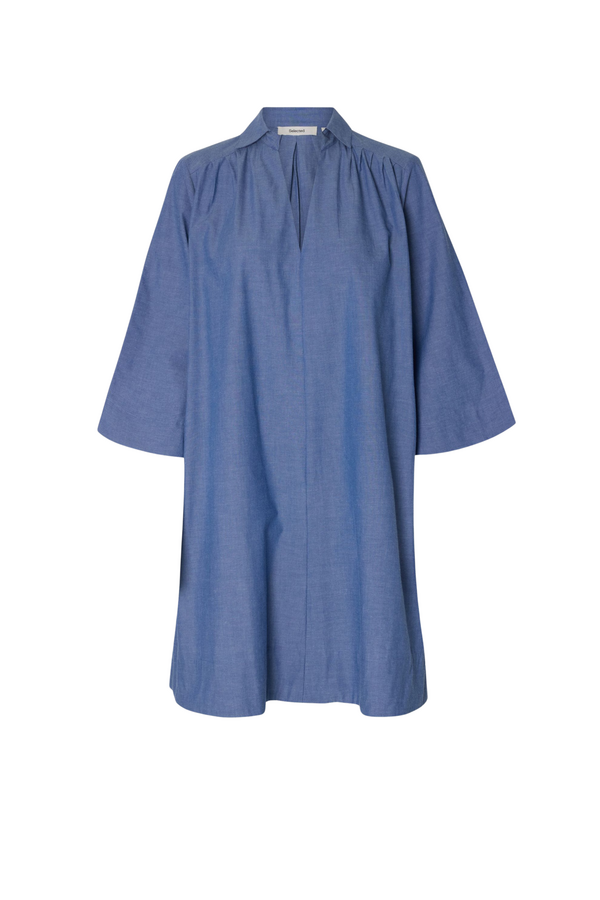 Kira Talia Dress  - Dark Blue