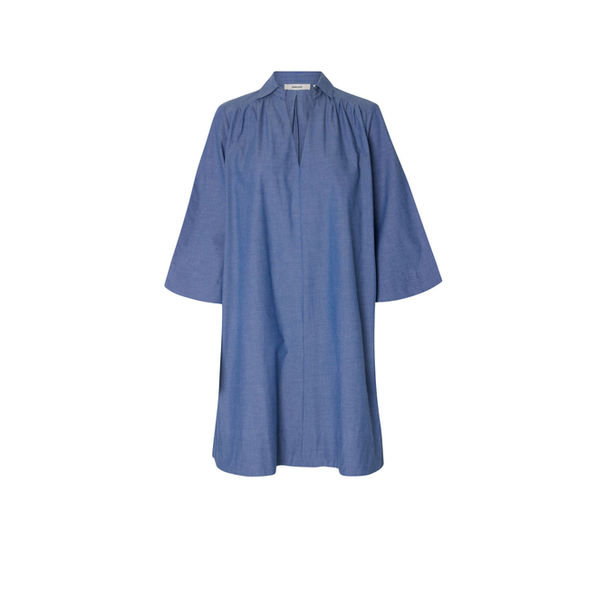 Kira Talia Dress  - Dark Blue