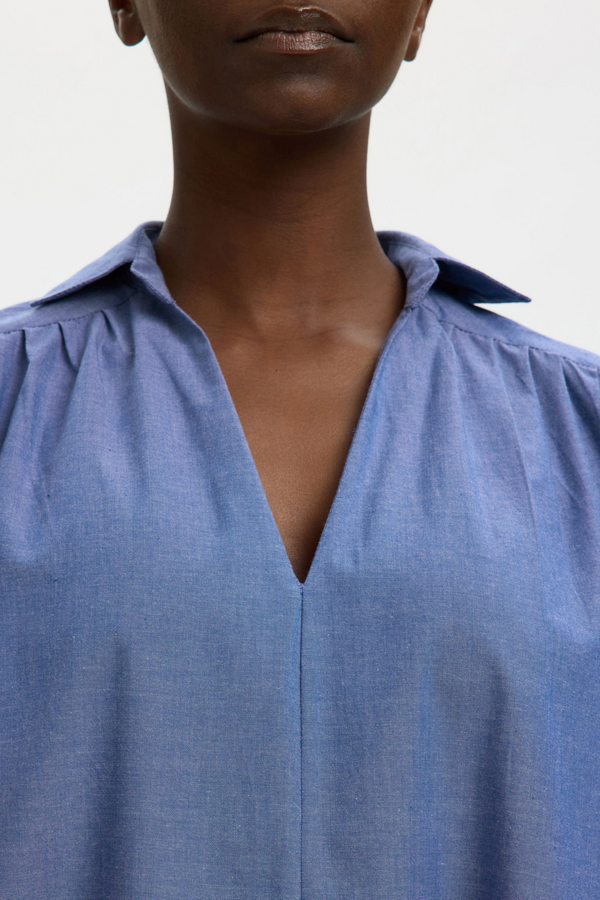 Kira Talia Dress  - Dark Blue