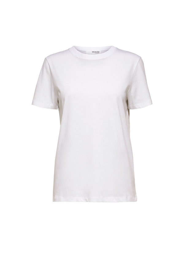 My Essential SS O-Neck Tee - Bright White