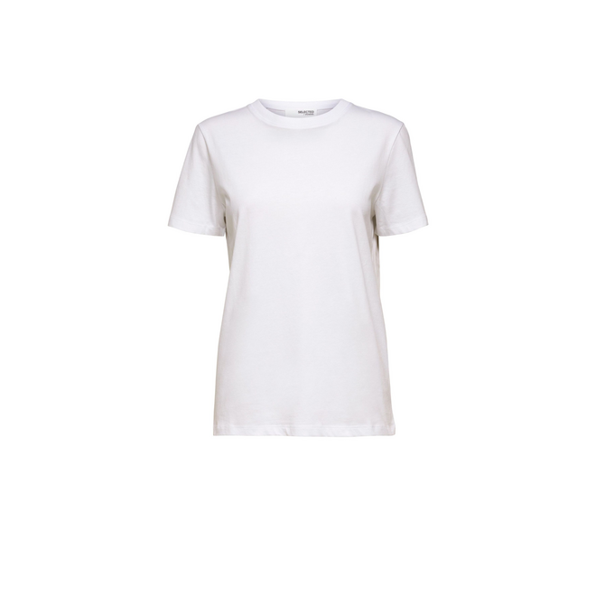 My Essential SS O-Neck Tee - Bright White