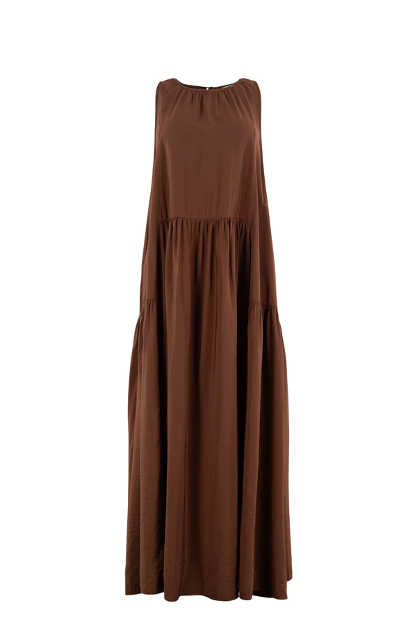Maxi Jurk - Chocolat Solid