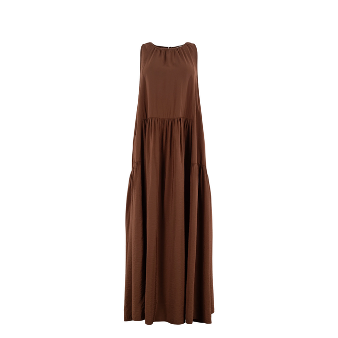 Maxi Jurk - Chocolat Solid