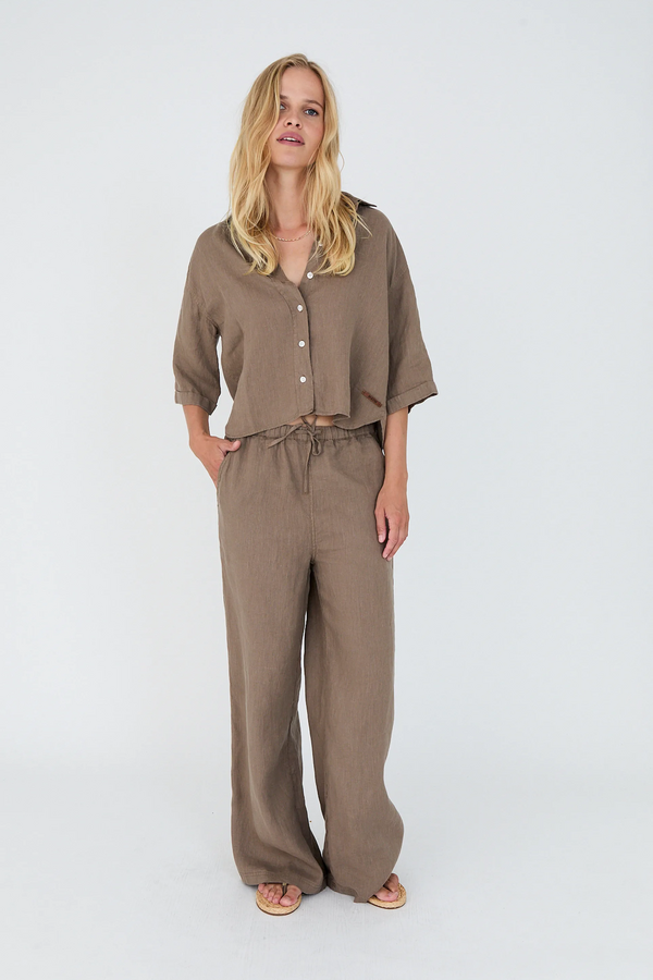 Lady Blouse - Dark Brown