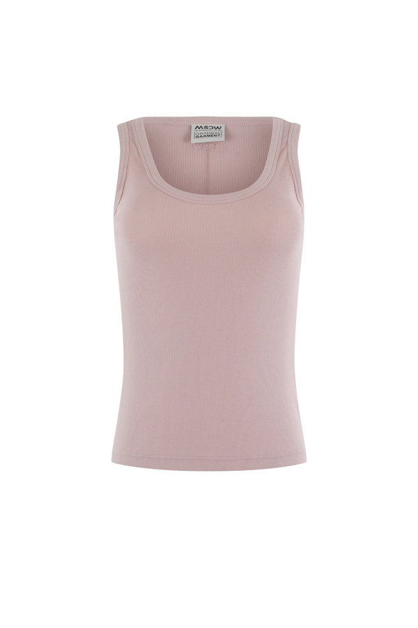 Racer Top - Pale Rose