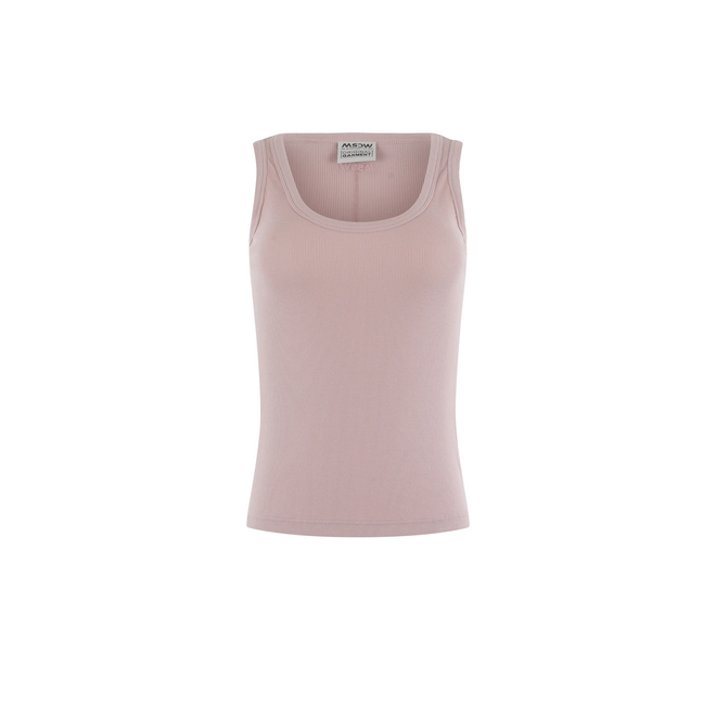 Racer Top - Pale Rose