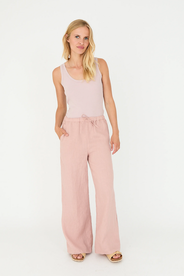 Racer Top - Pale Rose