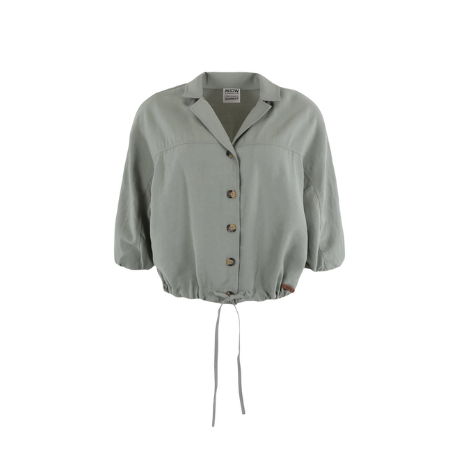 Mosi Blouse - Olive Solid