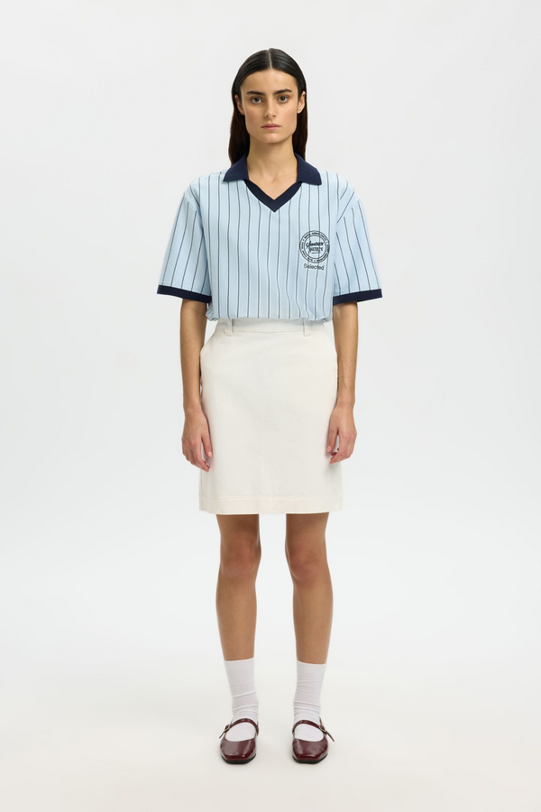 Hotel Amour Midi Skirt - Egret