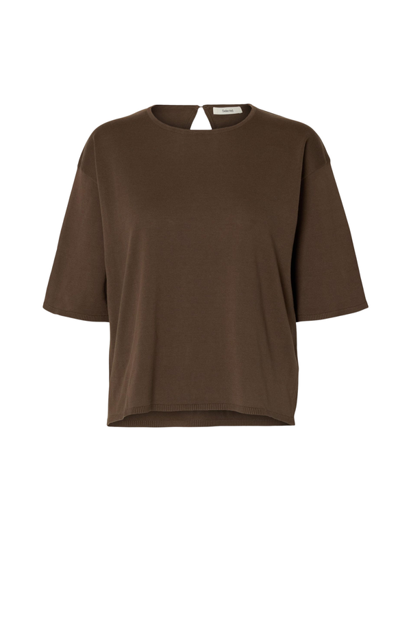 Toledo 2/4 Knit O-Neck - Chocolate Chip