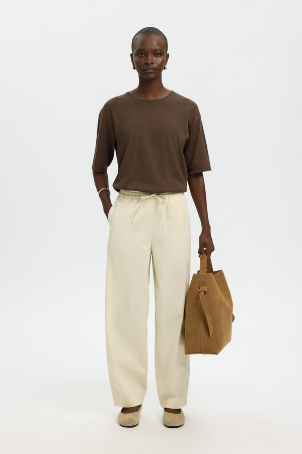 Toledo 2/4 Knit O-Neck - Chocolate Chip