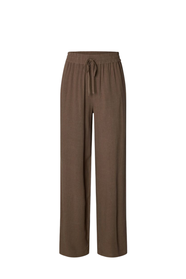 Viva-Gulia High Waist Long Sun Pants - Chocolate Chip