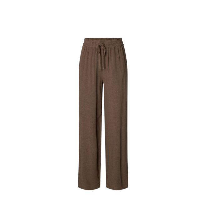 Viva-Gulia High Waist Long Sun Pants - Chocolate Chip