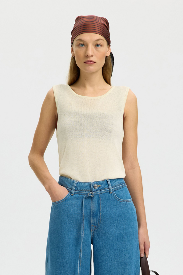 Moon Sus SL Knit Top - Birch