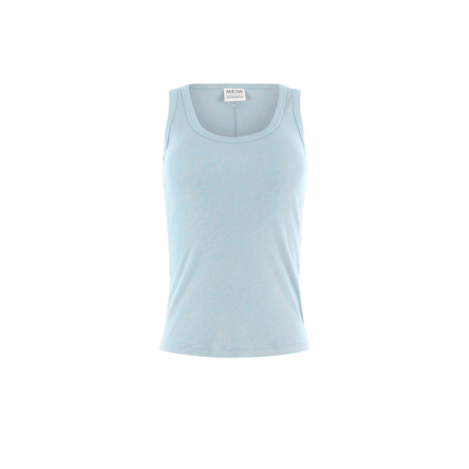 Racer Top - Denim Blue
