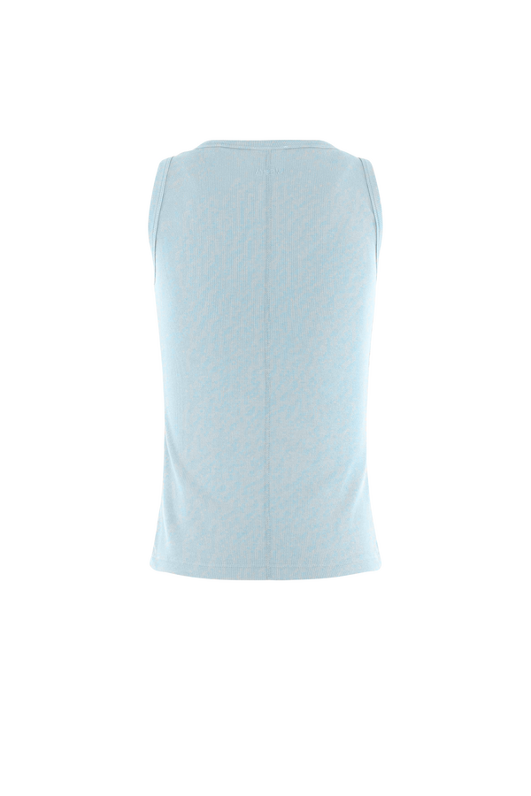 Racer Top - Denim Blue