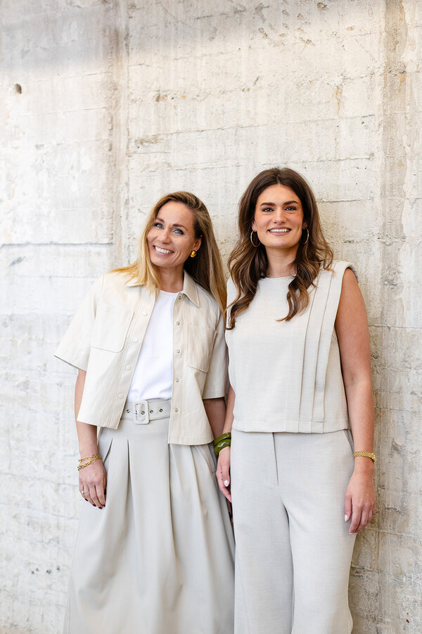 MavaCC Padded Pleat Top - Bone