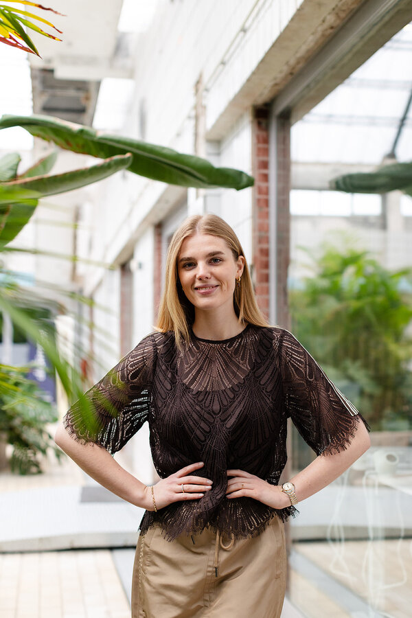 LetiCC Lace Blouse - Dark Brown