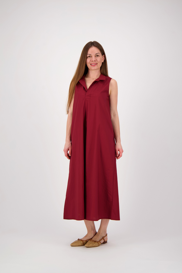 Liz Dress - Dark Red