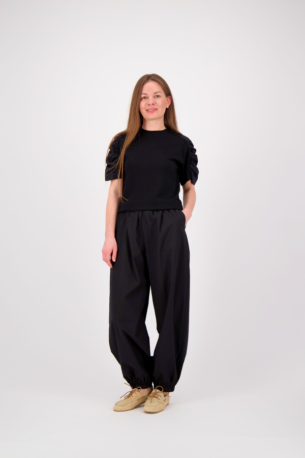 June CC Balloon Pant - Black