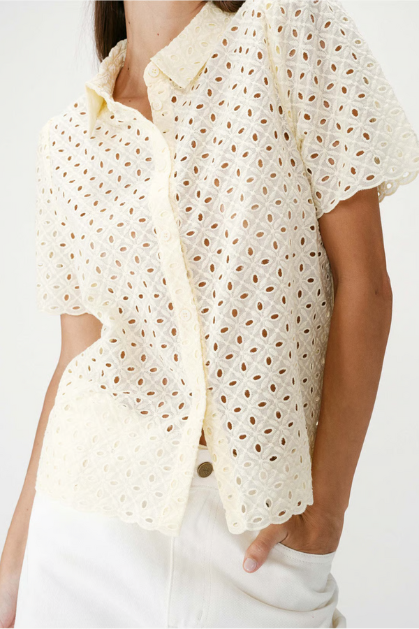 Waverine Blouse - Jaune