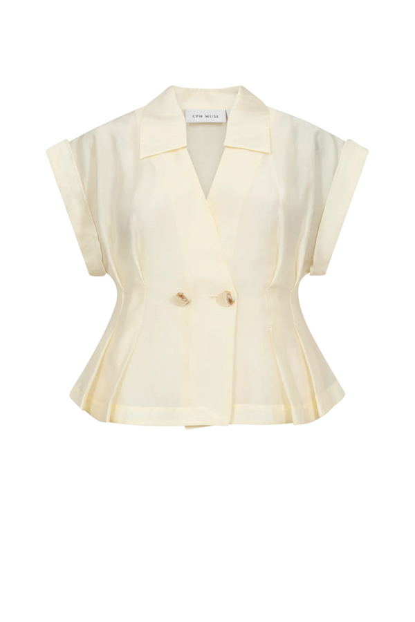 Molly Shirt - Lemon Icing