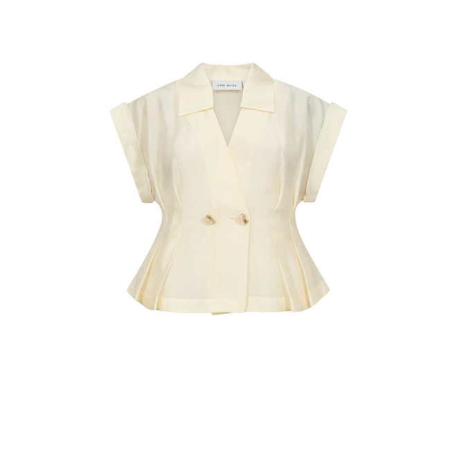 Molly Shirt - Lemon Icing