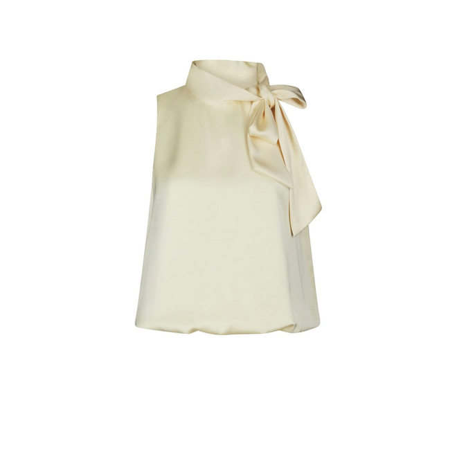 Veda Heavy Sateen Top - Light Yellow