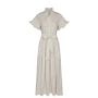 Nellie Wide Stripe Dress - Ivory
