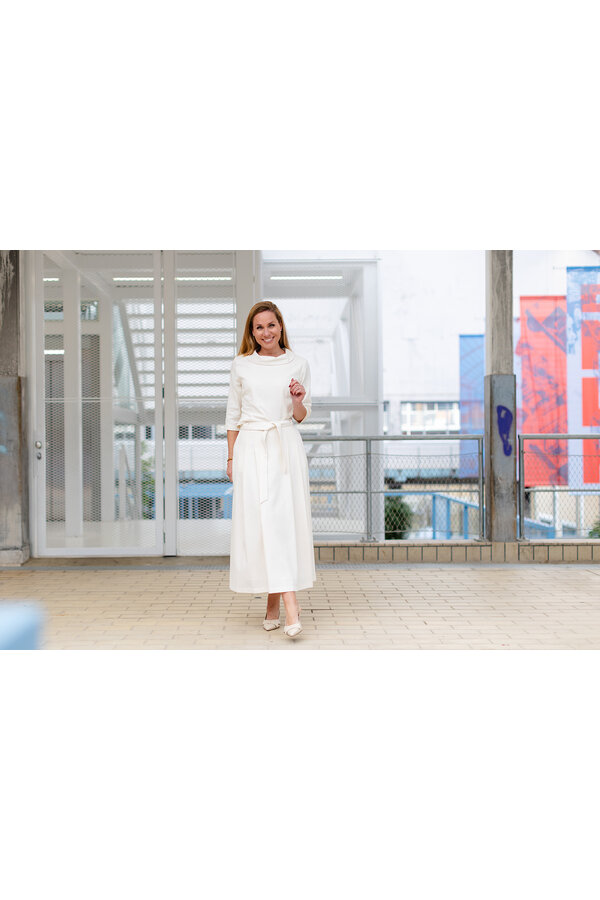 Therese Blouse - Off White/Goud
