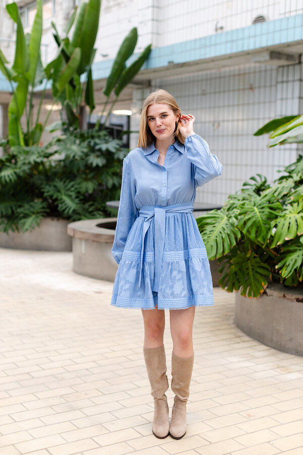 Falen Mini Dress - Blue Bel Air