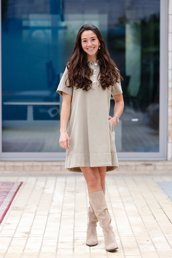 Lio 2/4 Dress - Sand Wash