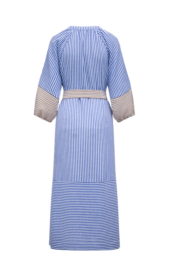 Saar Jurk - Blauw Multi