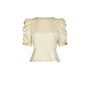 Benua Heavy Sateen Blouse - Light Yellow