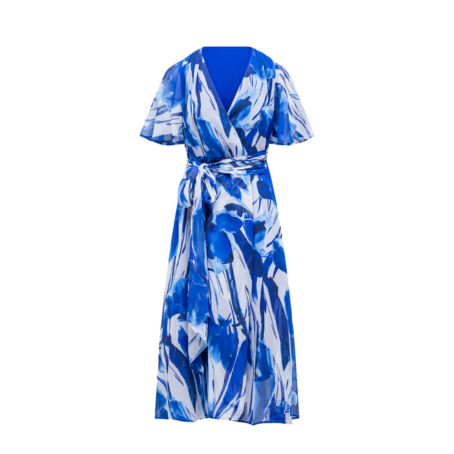 Stella Jurk - Blauw Multi