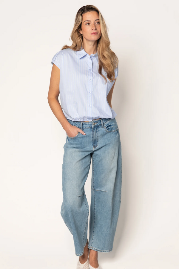 Bo Blouse - Ice Blue