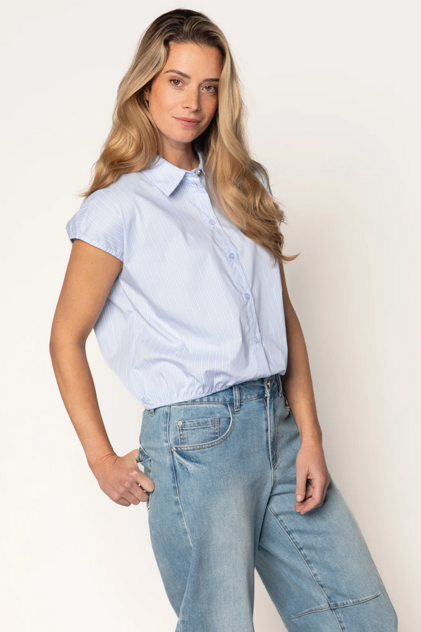 Bo Blouse - Ice Blue