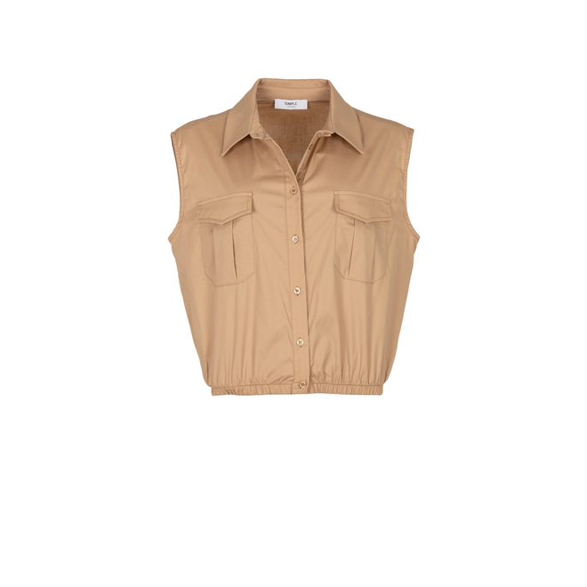 Alexandria Blouse - Camel