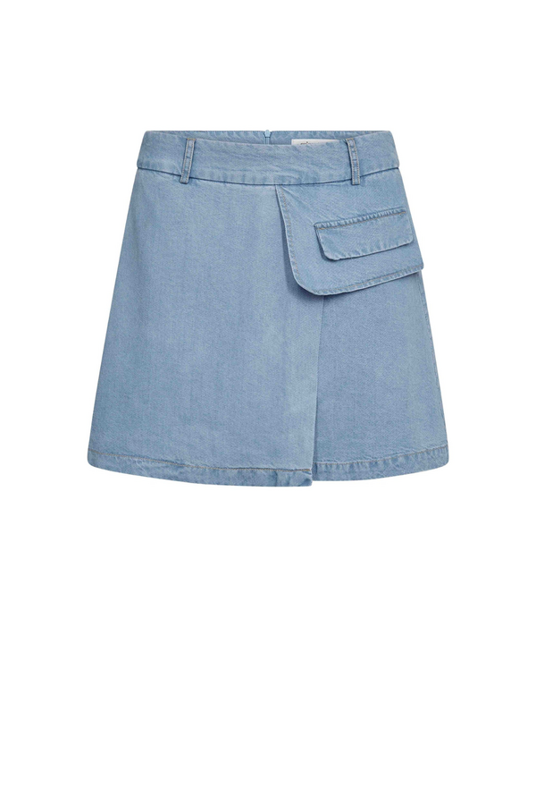TillyCC Pocket Skirt - Light Denim