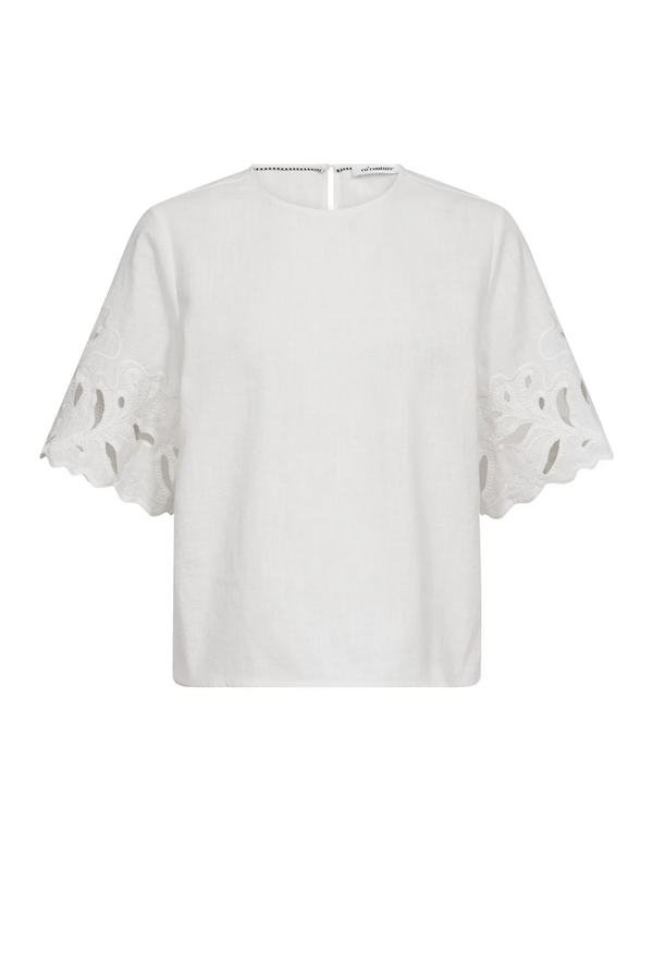 LitaCC Linnen SS Blouse - White