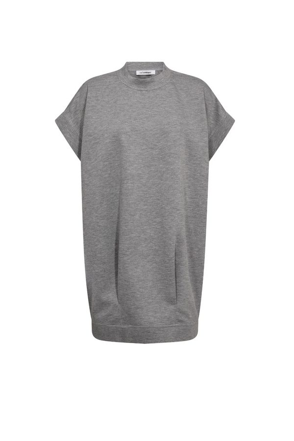 Lance Sweat Dress - Grey Melange