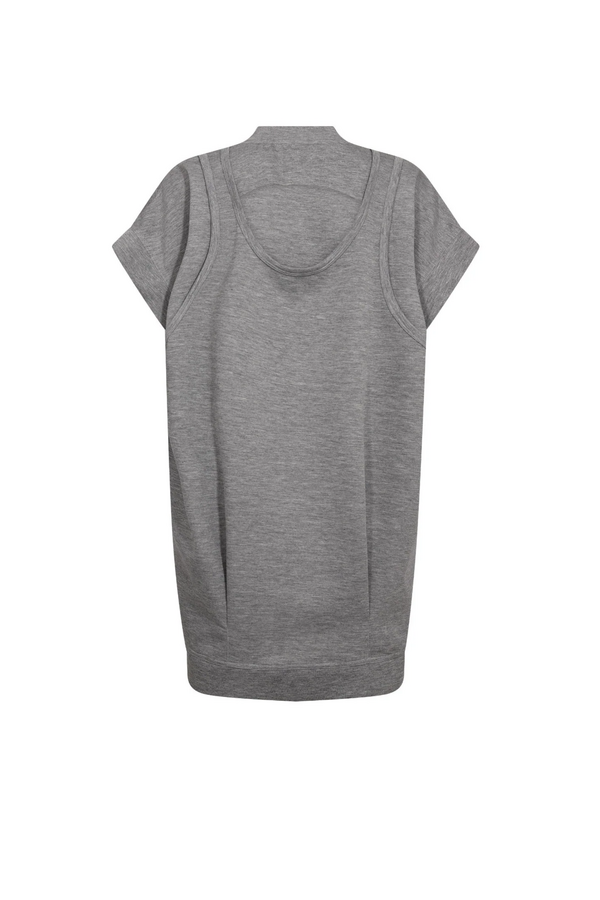 Lance Sweat Dress - Grey Melange