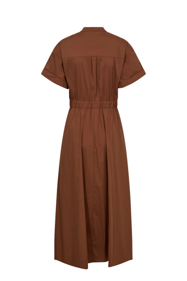 Elara Wrap Dress - Suntan