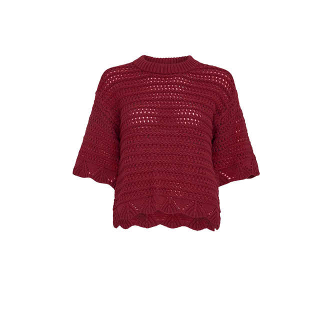 Tabitha Fairyn Pullover - Rhubarb