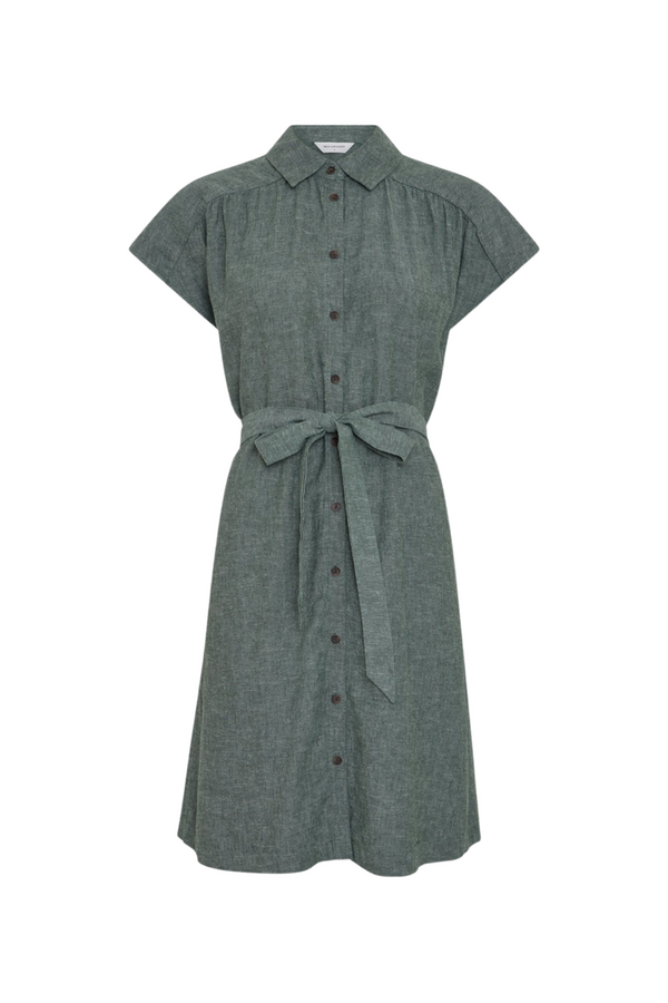Viana Ginia Shirt Dress - Laurel Melange
