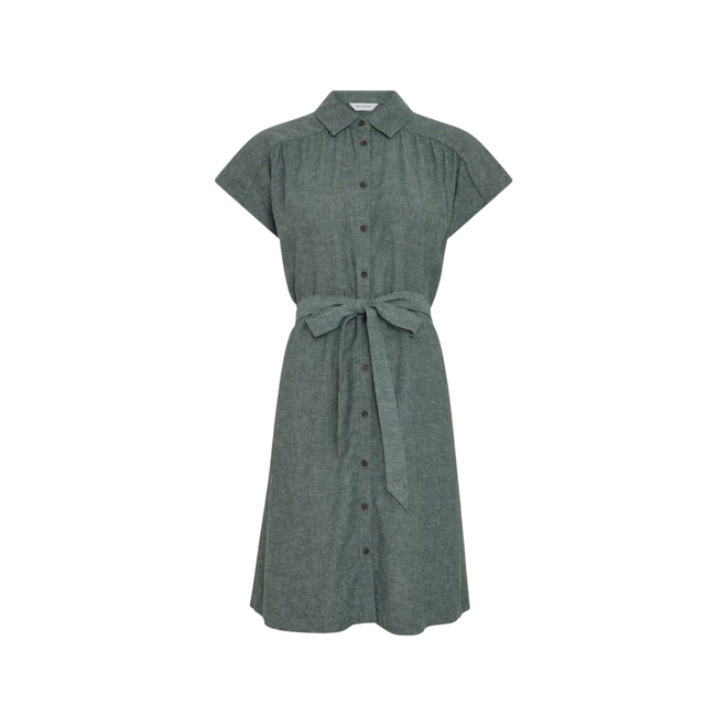 Viana Ginia Shirt Dress - Laurel Melange