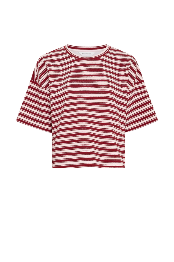 Cessalia Tee Stripe - Lotus Rhubarb